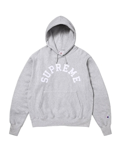 Толстовка Champion с капюшоном SS25, серый/серый Supreme