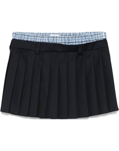 Юбка Batavia Bleu, темно-синий Miu miu