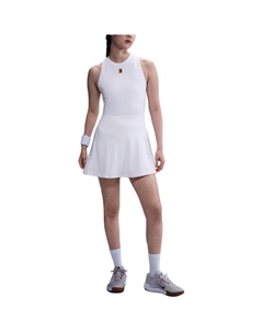 Женское теннисное платье Court Slam Dri FIT, белый Nike