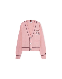 Capsule Series вязаный топ женский розовый Tommy hilfiger