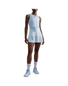Женское теннисное платье Court Slam Dri FIT с принтом, белый/серый/мультиколор Nike