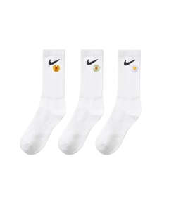 Низкие носки унисекс 3 пары белый Nike