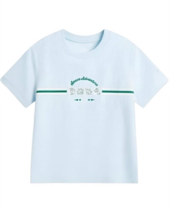 Футболка женская светло-голубая Li-ning