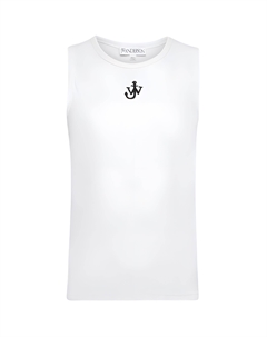 Топ с вышивкой Anchor, белый Jw anderson
