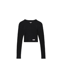 Рибbed кроп-топ, черный Alexander wang