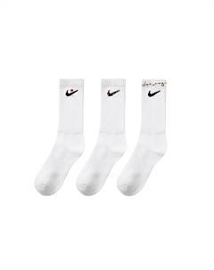 Низкие носки унисекс 3 пары белый Nike