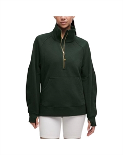 Свитшот серии Scuba для женщин, зеленый/золотой Lululemon