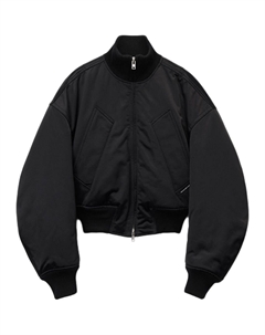 Сатиновый бомбер, черный Alexander wang