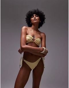 Плавки-стринги Thailand цвета пахты Topshop