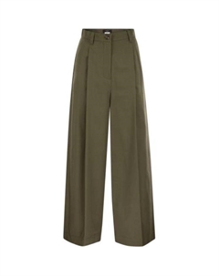 Брюки Weekend Max Mara Nebbie Wide Leg, хаки Weekend max mara