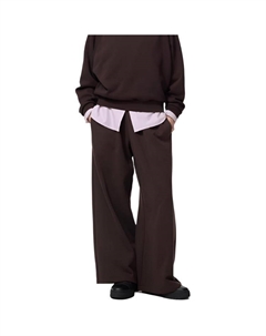 Женские повседневные брюки темно-коричневого цвета Uniqlo