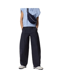 Женские повседневные брюки темно-синего цвета Uniqlo