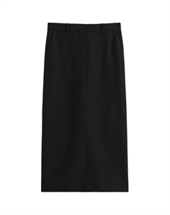 Юбка-карандаш с низкой посадкой TOTEME, черный Toteme