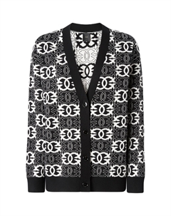 Кардиган Love Birds Intarsia, черный Pinko