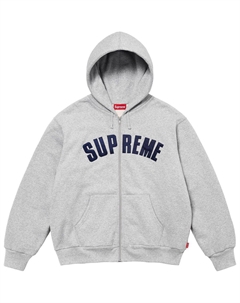 Arc Thermal Zip Up Hooded Sweatshirt, серый/серый Supreme