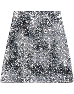 Повседневная короткая юбка женская черная Weekend max mara