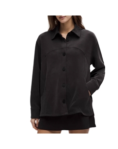 Рубашка Softstreme Overshirt Shirt Women's, черный Lululemon