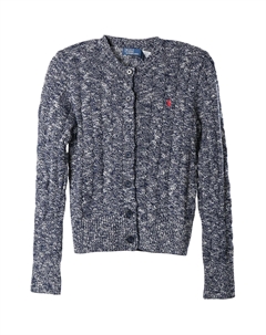 Кардиган с длинным рукавом cream/navy Polo ralph lauren