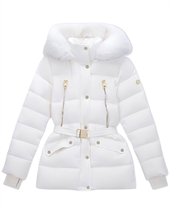 Пуховик FW24 женский белый Michael kors