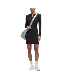 Женское платье с длинными рукавами, черный Lululemon