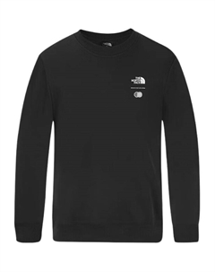 Свитшот унисекс черный The north face