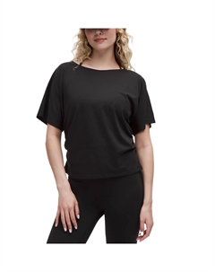 Женская футболка из органического хлопка, черный Lululemon