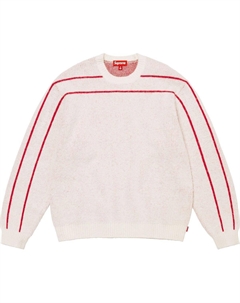 Свитер с полоской на спине, белый Supreme
