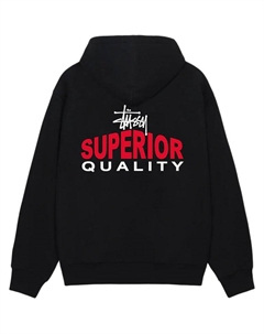 Свитшот Stüssy с молнией, черный Stussy