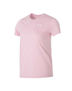 Футболка SS25 женская розовая Under armour