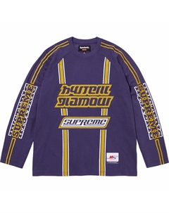 Hysteric Glamour Mesh длинная футболка, фиолетовый Supreme