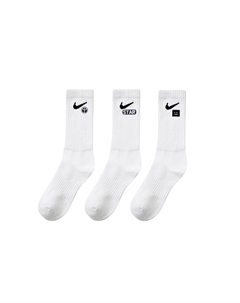 Низкие носки унисекс 3 пары белый Nike