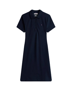 Женское платье с коротким рукавом marine blue Tommy hilfiger