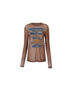 Футболка женская коричневая Y / project