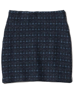 Повседневная короткая юбка женская темно-синяя Uniqlo