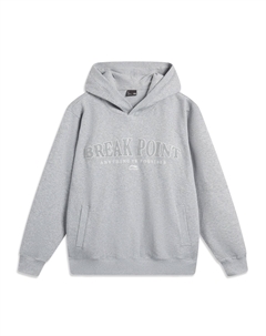 Спортивный свитшот Unisex Heather Gray, серый Li-ning