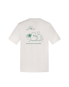 Футболка Unisex QLI/Ecru The north face