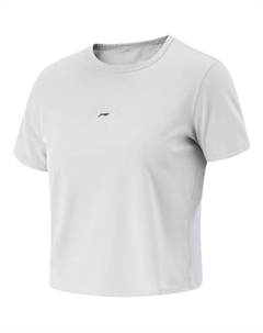 Футболка женская серая, серый Li-ning