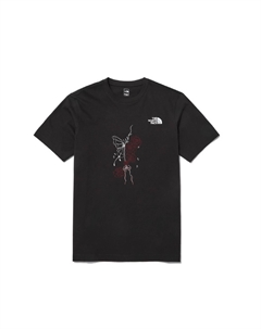 Футболка унисекс черная The north face