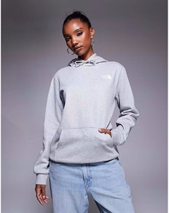 Толстовка с капюшоном Simple Dome цвета светло-серый меланж The north face