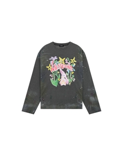 Футболка с длинным рукавом Unisex Gray, серый We11done