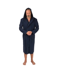 Унисекс-халат 3901, идеально подходит для сауны и спа, гостиничный халат, утренний халат 1 шт., легкий и впитывающий, Navy Wewo fashion