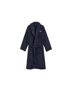 Халат ARCHIVE SHIELD TERRY ROBE, темно-синий Gant