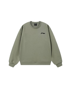 Длинный свитшот унисекс, зеленый Li-ning