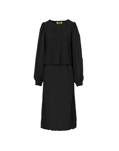 Женское платье с длинными рукавами, черный Onitsuka tiger