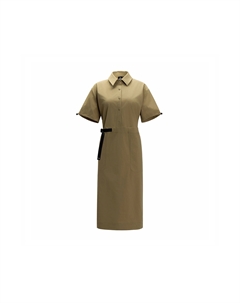 Женское платье с коротким рукавом, хаки Under armour