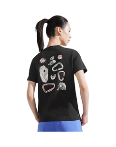 Футболка SS25 Quick Dry женская Cosmic Black The north face