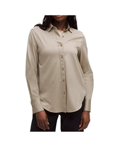 Расслабленная рубашка-оверсайт women's, Oak Lululemon