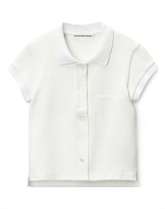 Футболка Deconstructed поло кардиган white Alexander wang