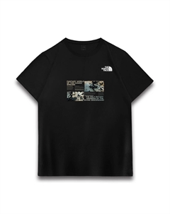 Футболка унисекс черная The north face