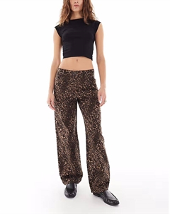 Мешковатые джинсы Dad с леопардовым принтом Levi's®